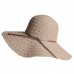 Summer Big Brim Sun Hat Wide Brim Beach Sun Fedora Lace Hollow Foldable Cap  eb-84731771